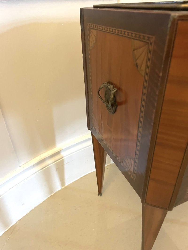 Antique George III Quality Satinwood Inlaid Freestanding Champagne/Wine Cooler - Image 6